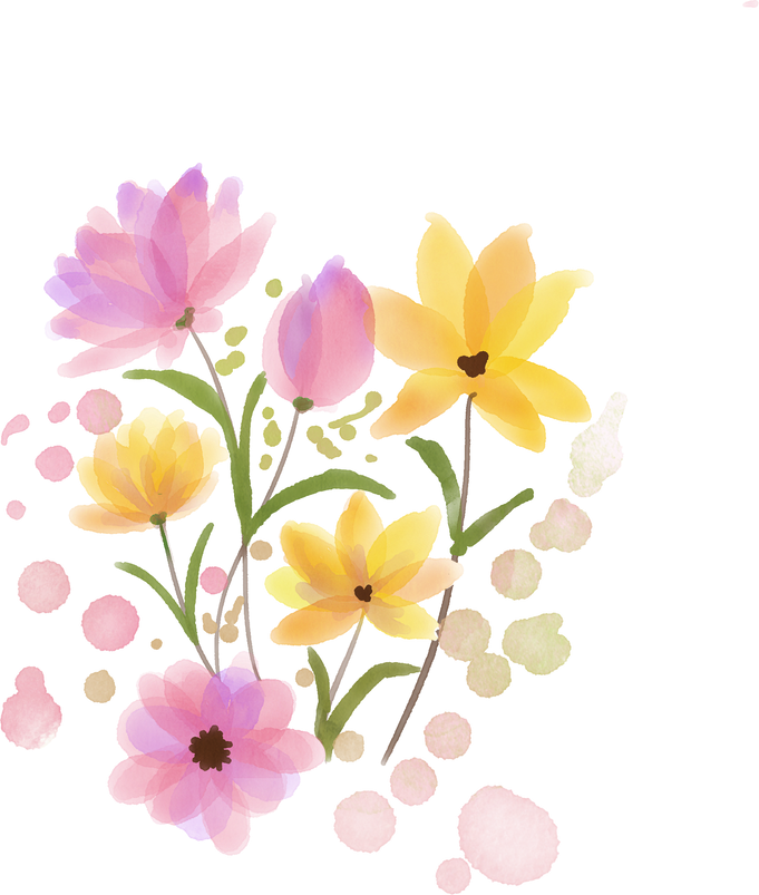 flower watercolor